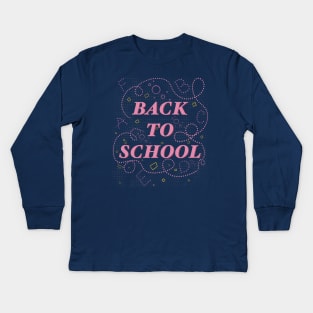 Happy first day of school Kids Long Sleeve T-Shirt